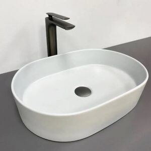 Умывальник накладной VBI VERONA 500x340 овальный, белый матовый (VBI-011319)