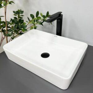 Умывальник накладной VBI TRIEST 500x340 прямоугольный, белый (VBI-012702)