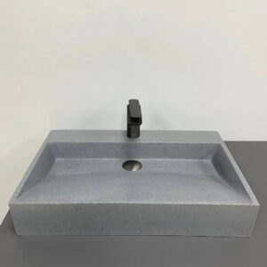 Умывальник накладной VBI VIESTE 600х380 прямоугольный, серый матовый (VBI-016800)