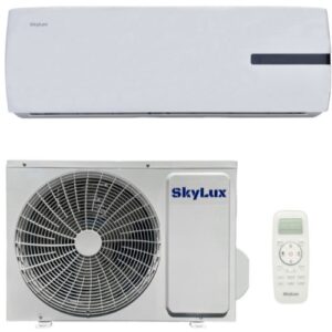 Кондиционер SkyLux Classic SKH-09DLR3DI 25м2 (-15°С) R32 неинверторный, белый + пульт ДУ