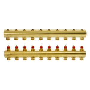 Коллектор теплого пола Danfoss FHF 1″x3/4″ 10 выходов, без расходомеров (088U0510)
