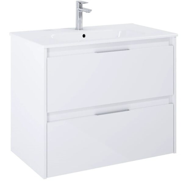 Тумба в ванную Roca Alpine Unik 805х460 подвесная, с умывальником, белый (A852014806)