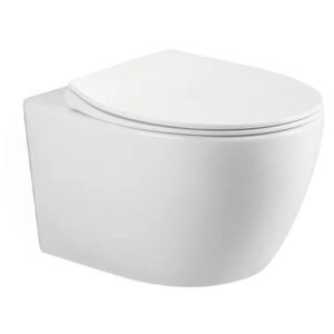 Унитаз подвесной Mixxus Ellipse-0307-T3 520x373 безободковый, белый (MI6706)