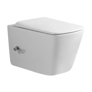 Унитаз подвесной Mixxus Premium Quadro-1301-R 510x350 безободковый, белый (MP6658)