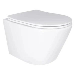 Унитаз подвесной Mixxus Bevel-0303-T3 485x360 безободковый, белый (MI6703)