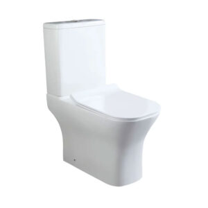 Унитаз компакт Mixxus Style-0404-T3 650x350 овальный, с сиденьем, белый (MI7036)