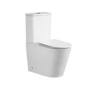 Унитаз компакт Mixxus Bevel-0407-T1 630х350 овальный, с сиденьем, белый (MI6690)