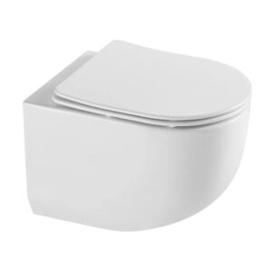 Унитаз подвесной Mixxus Premium Ellipse-0302-T3 495x360 безободковый, белый (MP6462)