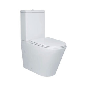 Унитаз компакт Mixxus Bevel-0403-T3 640x360 овальный, с сиденьем, белый (MI6712)