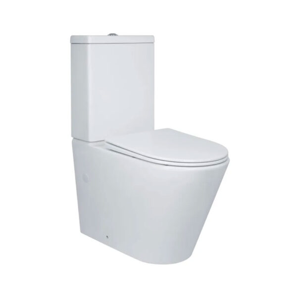 Унитаз компакт Mixxus Bevel-0403-T3 640x360 овальный, с сиденьем, белый (MI6712)