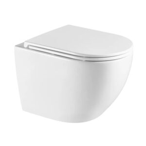 Унитаз подвесной Mixxus Premium Ellipse-0304-R 540x360 безободковый, белый (MP6466)