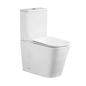 Унитаз компакт Mixxus Quadro-0404-T1 660х360 квадратный, с сиденьем, белый (MI6688)