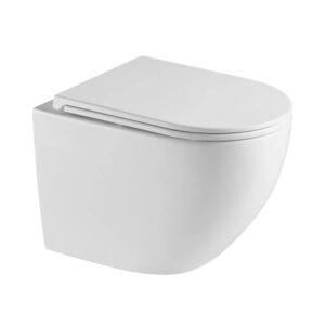 Унитаз подвесной Mixxus Premium Ellipse-0303-R 520x365 безободковый, белый (MP6463)