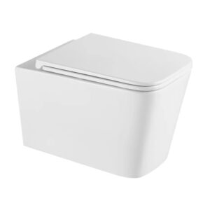 Унитаз подвесной Mixxus Premium Quadro-0302-T1 530x360 безободковый, белый (MP6456)