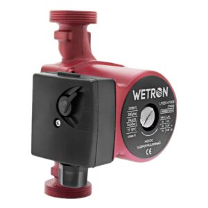 Циркуляционный насос Wetron 220 В 75 Вт H 4 м Q 40 л/мин + гайки 1" (774212)