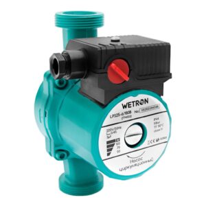Циркуляционный насос Wetron 220 В 100 Вт H 6 м Q 50 л/мин + гайки 1" (774332)