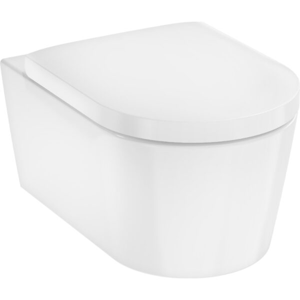 Унитаз подвесной Hansgrohe Elu Pura S 540x366 безободковый, белый (60292450)