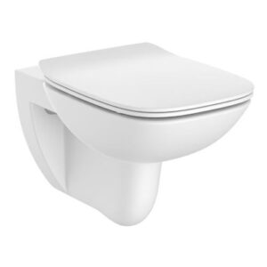 Унитаз подвесной Roca Debba 540x355 с сиденьем, белый (A346997000+A8019D2005)