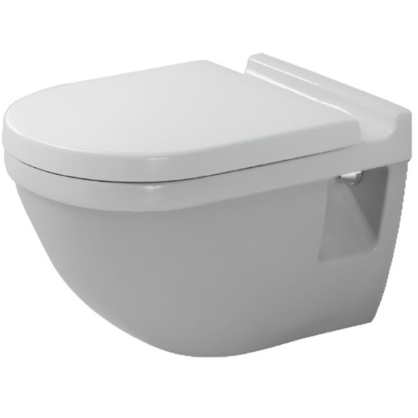 Унитаз подвесной Duravit Starck 3 540x360 безободковый, белый (2200090000)