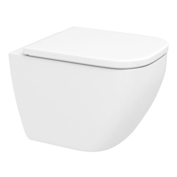 Унитаз подвесной Imprese Valtice 510x360 безободковый, белый (i1105)