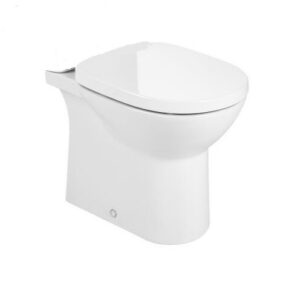 Унитаз под инсталляцию Roca Debba 655x350 овальный, безободковый, белый (A34299P000)
