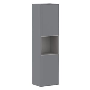 Пенал в ванную Villeroy&Boch 1500х400 подвесной, серый матовый (B460GG)