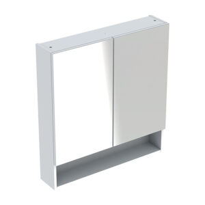 Зеркальный шкаф в ванную Geberit Selnova Square 850х588 прямоугольный (501.264.00.1)