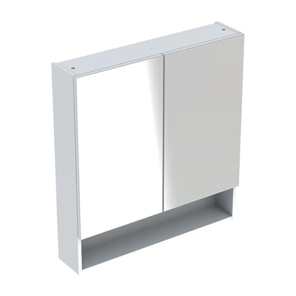 Зеркальный шкаф в ванную Geberit Selnova Square 850х588 прямоугольный (501.264.00.1)