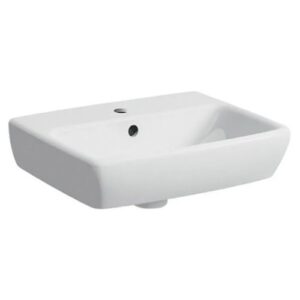 Раковина подвесная Geberit Selnova Square 450x450 прямоугольная, белая (500.322.01.7)