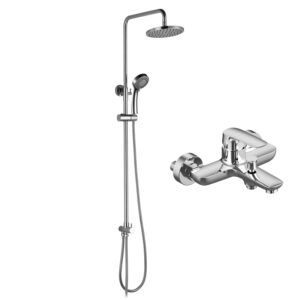 Душевая система Imprese Loket (10230+T-15084) с изливом, латунь, хром (SET20230914)
