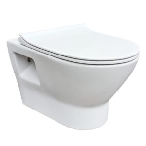 Унитаз подвесной RJ Feel 495x356 безободковый, белый (RJ4545)