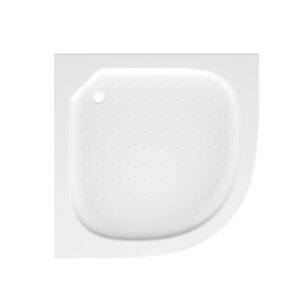 Душевой поддон RJ 100x100 полукруглый, белый (100RZ812)