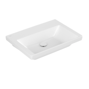 Раковина накладная Villeroy&Boch Subway 650x470 прямоугольная, белая (4a706801)