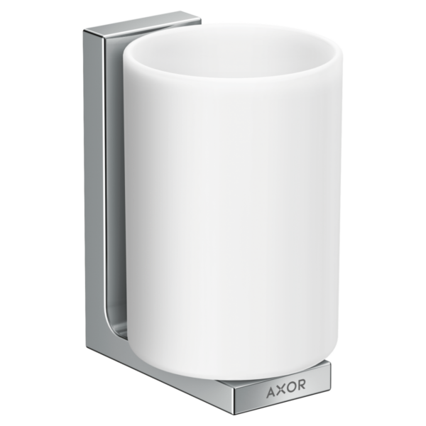 Стакан для зубных щеток Axor Universal Rectangular настенный, белый(42604000)