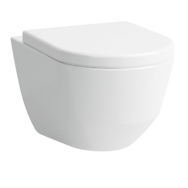 Унитаз подвесной Laufen Pro 530x355 безободковый, белый (H8209664000001+H8969513000001)