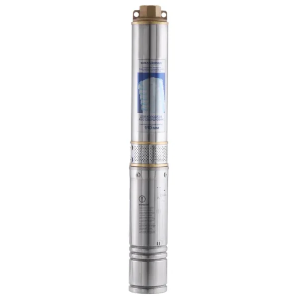 Насос скважинный Grandfar 4SDm2/22 1,1 кВт 220 В H 148 Q 55 л/мин кабель 1,5м (GF1315)