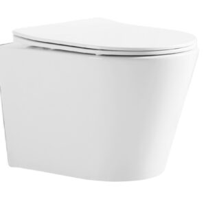 Унитаз подвесной Mixxus Bevel-0302-R 520x360 безободковый, белый (MI6709)