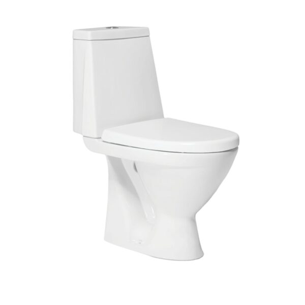 Унитаз компакт KOLO RUNA 635×365 овальный, с сиденьем, белый (L89208000)