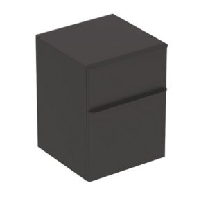 Тумба в ванную Geberit Smyle Square 45х47 подвесная, черный (500.357.JK.1)