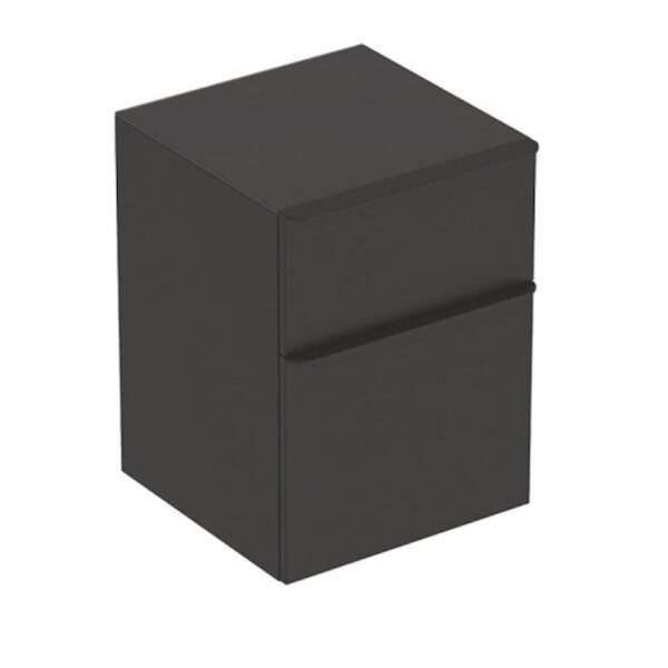 Тумба в ванную Geberit Smyle Square 45х47 подвесная, черный (500.357.JK.1)
