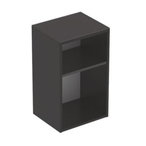 Тумба в ванную Geberit Smyle Square 36х29,9 подвесная, черный (500.358.JK.1)
