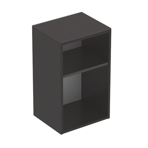 Тумба в ванную Geberit Smyle Square 36х29,9 подвесная, черный (500.358.JK.1)