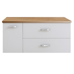 Тумба в ванную Roca Victoria Basic 90х46 подвесная, под умывальник, белый (A85657580D)