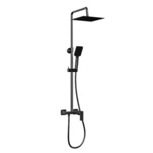 Душевая система AIM c изливом, латунь, черная матовая (DG06344 matte black)