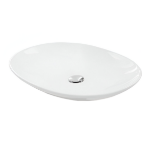 Умывальник накладной Artceram La Fontana 600x420 овальный, белый (LFL001 01; 00)