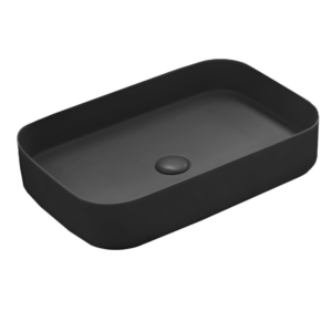 Умывальник накладной Cielo Shui Comfort 600х400 овальный, черный (SHCOLAR60LV)