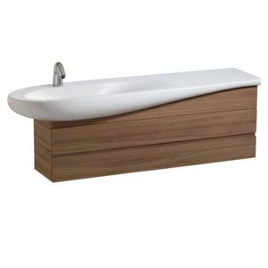 Тумба в ванную Laufen Alessi OnEvolution 135х32 подвесная, под умывальник, дерево (H4243600976301)
