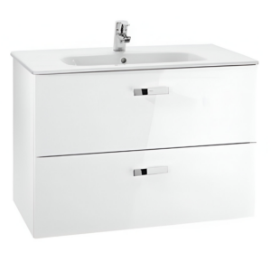 Тумба в ванную Roca Victoria Basic 80,5х46 подвесная, под умывальник, белый (A856576806)