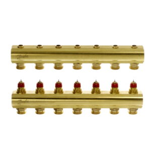 Коллектор теплого пола Danfoss FHF 1″x3/4″ 9 выходов, без расходомеров (088U0509)