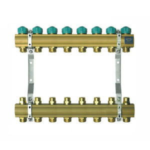 Коллектор теплого пола KAN 71080А 1″x3/4″ 8 выходов, без расходомеров (1346160017)